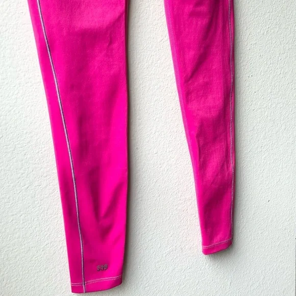 SPLITS59 Tread Highwaist Techflex 7/8 Legging Dragonfruit Pink Sz S